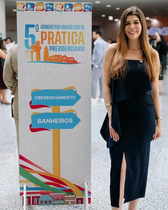 Giovanna no 5º Congresso Brasileiro de Prática Previdenciária